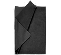SOFPLATE 20 Sheets 26 x 19.7in Black Gift Tissue Paper Packaging Wrapping Paper Solid Color Rectangle Pack Bag Decoration Bulk Flower Packaging for Bouquet DIY Crafts Birthday Holiday Party Halloween