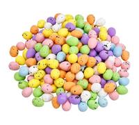 SOFPLATE 200Pcs Colorful Foam Easter Eggs Mini Easter Eggs Pastel Speckled Foam Decorative Balls Seasonal Festival Decor for Spring Celebration Basket Gift fillers Home Centerpieces Crafts DIY Project