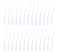 SOFPLATE 200Pcs Precision Glue Applicator Tips Glue Bottle Tips with Nozzle Needle White Small Plastic Micro Extender Dropper Tools for Bottle Jar Fret Slots Hobby Projects Dispensing DIY Crafting