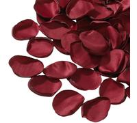 SOFPLATE 200Pcs Silk Dark Red Rose Petals Faux Flower Petal Decoration Artificial Roses Basket Scatter Pedals for Aisle Centerpieces Table Confetti Proposal Event Party Favors Bedroom Wedding Decor