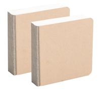 SOFPLATE 2Pcs 3.2 x 3.2 Inch Small Square Sketchbook Mini Watercolor Notebook Drawing Sketching Pads Paper Blank Portable Travel Journal Art Pad Books for Painting Traveler Student Office Supplies