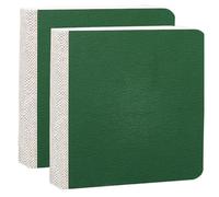 SOFPLATE 2Pcs 3.2" x 3.2" Mini Drawing Sketchbook Small Watercolor Notebook Green Paper Blank Square Portable Water Color Travel Journal Art Pad Sketchbooks for Painting Traveler Student Supplies