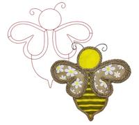 SOFPLATE 2Pcs Bee Wire Wreath Frame Metal Wreath Ring Spring Summer Insect 14 Inch Iron Holiday Cute Sturdy Garden Flower Floral Wire Form for DIY Craft Indoor Outdoor Hanging Decoration Supplies