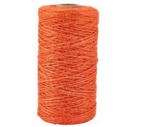 SOFPLATE 328 Feet/100M 1mm Garden String Twine Jute Thread Thin Olive Drab Craft Jewelry Beading Cord Hemp Rope for Bracelets Braiding Gift Wrapping Art Decoration Gardening Climbing Plant Crafting