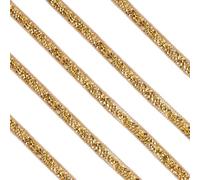 SOFPLATE 5 Rolls Gold Rhinestone Strips Crushed Diamond Sself Adhesive Roll Sparkly Rhinestone Tape Trim Resin Gem Tapes Accessories for Crafting Arts Wedding DIY Party Clothing Car Phone Decorations