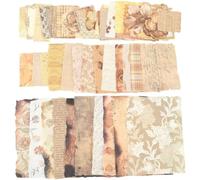 SOFPLATE 50 Styles 100 Sheets Scrapbook Stationery Paper Collage Paper Packs Bulk Aesthetic Flower Vintage European Assorted Styles Collage Sheets for DIY Crafts Junk Journal Scrapbook Decorations