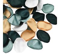 SOFPLATE 500Pcs Reusable Wedding Petals Artificial Rose Petals Faux Silk Rose Flowers for Wedding Party Decoration Aisle Runner Table Scatter Romantic Night Bridal Shower Anniversary and Banquet Use