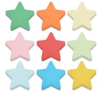 SOFPLATE 8 Sets 72Pcs 6 Inch Star Paper Cutouts Classroom Bulletin Board Cut Outs Blank Assorted Colorful Stars Spring Summer Paper Cutout for School Classroom Bulletin Board Wall DIY Craft Decoration