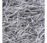SOFPLATE 90G Glitter Raffia Paper Shreds Silver Gift Box Filler Bulk Metallic Crinkle Cut Shred Tissue Wrapping Bags Cushion Shredded Confetti Basket Grass Filler for Gifts Packing Holiday Party Decor