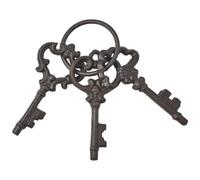 SOFPLATE Large Medieval Cast Iron Skeleton Keys Wall Decor Set Vintage Rustic Castle Style Decorative Keys for Medieval Festival Renaissance Fair Pirate Theme Gothic Home Tavern Bar Garden Decoration