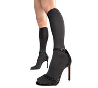 sofsy 40 Den Opaque Knee High Pop Socks | Smooth Seamless Fit | Ideal for Boots - Graphite