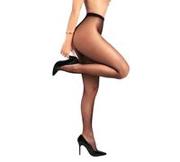 sofsy Black Small Fishnet Tights - OEKO-TEX Certified High Waist Pantyhose for Women, Sexy Party & Concert Outfit (XS/S)