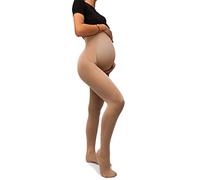 sofsy Opaque Maternity Tights | Pantyhose for Pregnancy 50 Den Beige 2 - Small