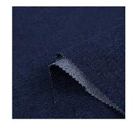 Soft 100% Cotton Washed Denim Fabric Thick Denim Jeans Dress T-Shirt Material Sewing of Clothes(Color:Dark Blue)
