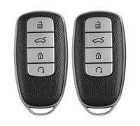 Soft 2Pac Car Key Cover for Chery 5 Tiggo 8 Pro and For Kia i10 i20 Sportage Compatible with 4 Button Keys