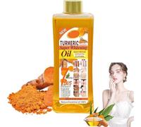 Soft 7 Oil - Soft 7 Turmeric Oil,Body Oil,Soft 7 Turmeric Honey Soap Bar,Vitamin C Body Oil Corrector,Turmeric Oil for Face Spots,Natural Moisturizing Body Oil For All Skin Types (300ml, 1Pcs)