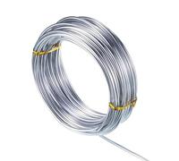 Soft Aluminum Wire - Aluminum Craft Wire | Silver Color Bendable Craft Wires | Crafts Supplies Metal Wires for Doll Skeletons Sculptures Car Bicycles Models Flower Supports