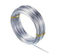 Soft Aluminum Wire - Bendable Metal Craft Wire, Flexible Silver Craft Wire | Professional and Beginners Artistic Soft Aluminum Wire, Bending Cable Wire Suitable for Art, Crafts and Jewelry Making
