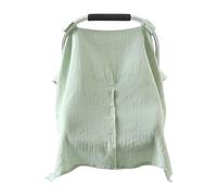 Soft and Breathable Baby Bassinet Protector Solid Colour Comfortable Cotton Safety Seats Protector Cover for Driving Outdoor Baby Pram Canopy