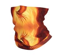 Soft and close-fitting headscarf for travel and fitness | Soft And Comfortable Beautiful Phoenix Printed Headscarf For Travel And Fitness