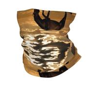 Soft and close-fitting headscarf for travel and fitness | Soft And Comfortable Horse Nature Printed Headscarf For Travel And Fitness