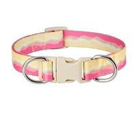 Soft And Comfortable Adjustable Nylon Dog Training Collar With D-Ring For Chihuahua Yorkshire Terrier Pug Poodle Pomeranian,B,M