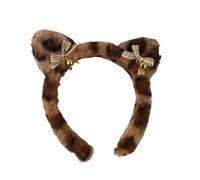 Soft And Comfortable Leopards Cats Ear Headband Hair Accessories For Face Washing Makeup Application And Housework