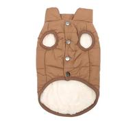 Soft And Comfortable Pet Jacket Vest Autumn And Winter Warm Fleece Dog Jacket Outdoor Windproof And Waterproof Dog Jacket Chihuahua French Bulldog Pug Jacket Clothing,B,XL