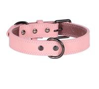 Soft And Comfortable PU Leather Dog Collar Adjustable Pet Collar German Shepherd Labrador French Bulldog Brown Black Collar Dog Training Collar,A,XL