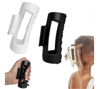 Soft and elastic fashionable shark clip, food-safe silicone hair clip for women, medium soft hair claw clip, flexible and not easy to break, firmly fixed, non-slip and collision-proof