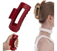 Soft and elastic fashionable shark clip, food-safe silicone hair clip for women, medium soft hair claw clip, flexible and not easy to break, firmly fixed, non-slip and collision-proof