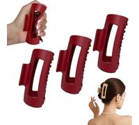 Soft and elastic fashionable shark clip, food-safe silicone hair clip for women, medium soft hair claw clip, flexible and not easy to break, firmly fixed, non-slip and collision-proof