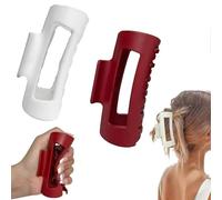 Soft and elastic fashionable shark clip, food-safe silicone hair clip for women, medium soft hair claw clip, flexible and not easy to break, firmly fixed, non-slip and collision-proof