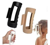 Soft and elastic fashionable shark clip, food-safe silicone hair clip for women, medium soft hair claw clip, flexible and not easy to break, firmly fixed, non-slip and collision-proof
