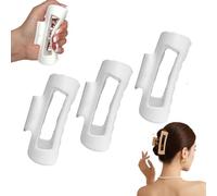 Soft and elastic fashionable shark clip, food-safe silicone hair clip for women, medium soft hair claw clip, flexible and not easy to break, firmly fixed, non-slip and collision-proof