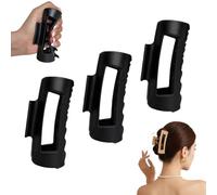 Soft and elastic fashionable shark clip, food-safe silicone hair clip for women, medium soft hair claw clip, flexible and not easy to break, firmly fixed, non-slip and collision-proof