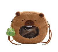 Soft and Practical Plush Animal Shoulder Bag Cartoon Casual Crossbody Bags for School Trip and Everyday Adventures