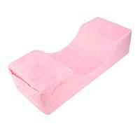Soft and Skin-friendly U-Shape Eyelash Extension Pillow with Ergonomic Curve, Detachable Design, 2 Optional Colors, for Beauty Salon and Home Use (Pink)