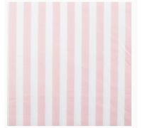 Soft and Striped Paper Napkins, 33x33cm, 40-Count - 2-Ply Thick, Absorbent, Skin-Friendly, Eco-Friendly, for Parties, Birthdays, Decorations, Daily Use, Table Settings, Textured Surface