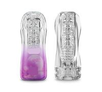 Soft and Transparent Adult Male Daily Exercise Massager(Purple)