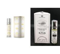 Soft & Avenue Concentrated Perfume Oil Combo - Long Lasting Alcohol-Free Attar for Men & Women - 6ml Each (Pack of 2)