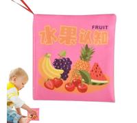 Soft Babies Book | Colorful Soft Cloth Book Interactive Babies Crinkle Book | Babies Crinkle Book, Educational Soft Cloth Book for Babies for Pull, Chew, Grab