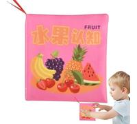 Soft Babies Book - Soft Colorful Cloth Book Soft Cloth Books Crinkle Book | Crinkle Books for 9 Month Babies, Improve Observation, Memory & Arouse Curiosity
