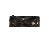 Soft Baby black and gold plaid Bow Headband Stylish Knot Turban Warm and Gentle for Newborns and Toddlers