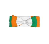 Soft Baby Flag of Cote d'Ivoire Bow Headband Stylish Knot Turban Warm and Gentle for Newborns and Toddlers