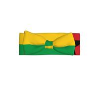 Soft Baby Flag of Guinea-Bissau Bow Headband for Infants - Stylish, Elastic Polyester Hairband for 0-6 Months