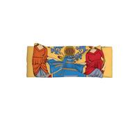 Soft Baby Flag of New Jersey Bow Headband for Infants - Stylish, Elastic Polyester Hairband for 0-6 Months