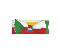 Soft Baby Flag of the Comoros Bow Headband Stylish Knot Turban Warm and Gentle for Newborns and Toddlers