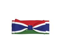 Soft Baby Flag of the Gambia Bow Headband Stylish Knot Turban Warm and Gentle for Newborns and Toddlers
