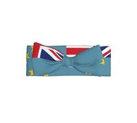 Soft Baby Flag of Tuvalu Bow Headband Stylish Knot Turban Warm and Gentle for Newborns and Toddlers